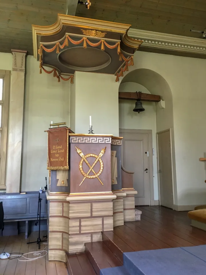 Preekstoel in Idre Kyrka, Idre