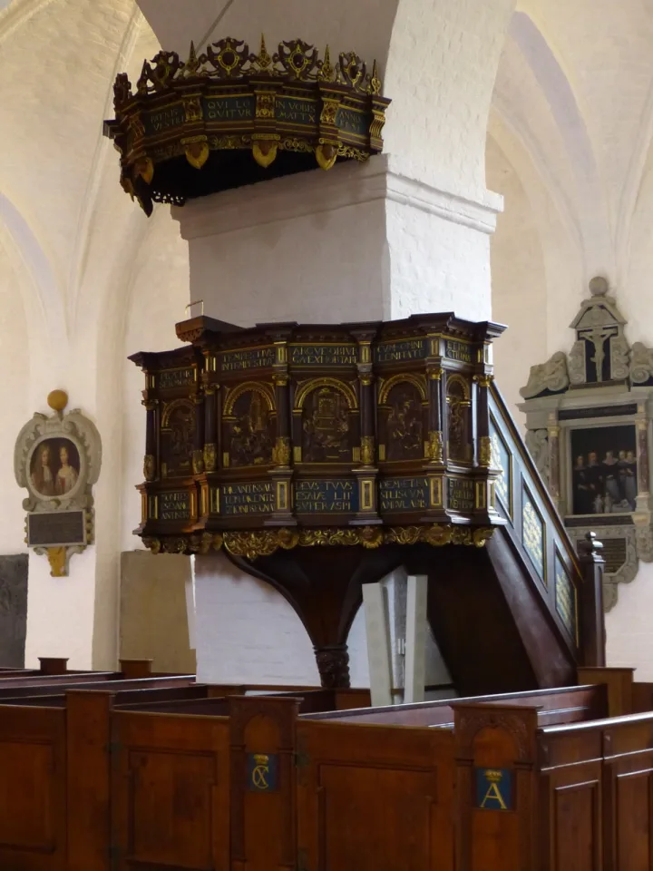 Preekstoel in Sct Catharinae kirke, Ribe
