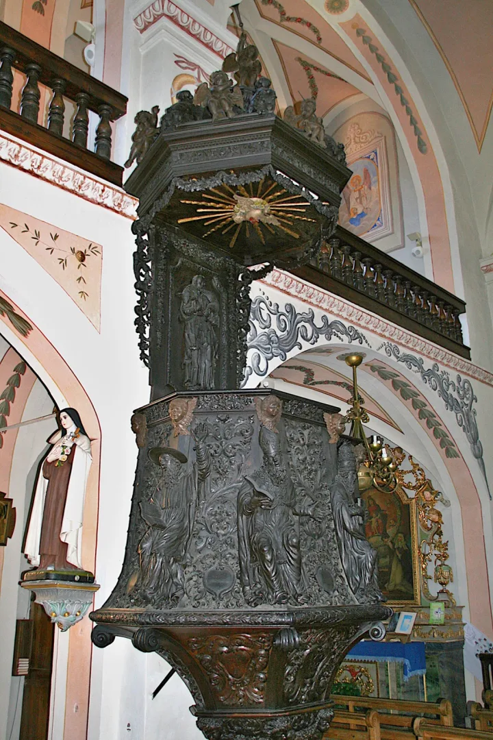 Pulpit at Eglise Saint Maxime, Beaufort (Auvergne)