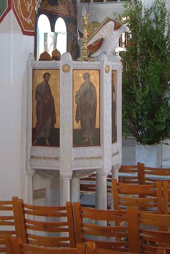 Preekstoel in St. Peter en Paul, Spili