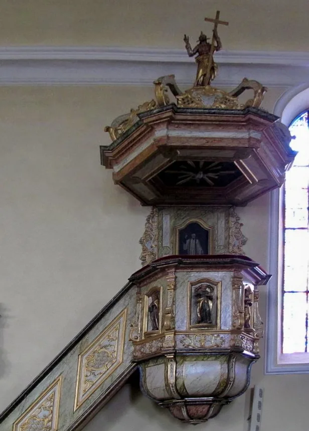 Preekstoel in Saint-Blaise, Valff