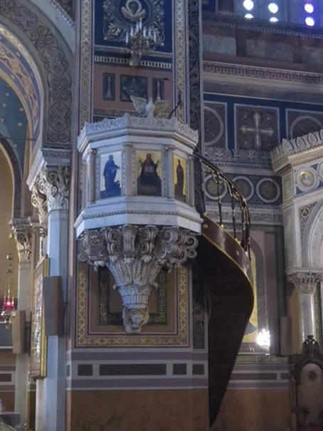 Pulpit at Metropolitan Cathedral, Athene