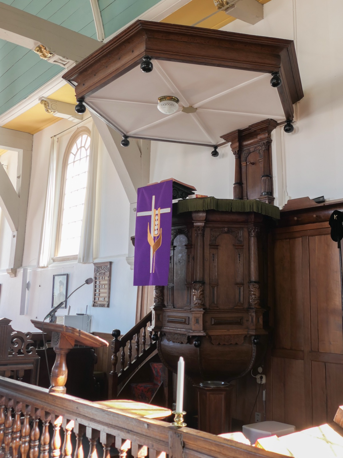 Pulpit at Westerkerk, West-Terschelling