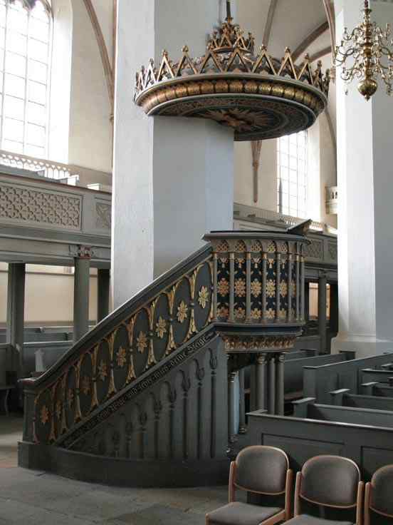 Pulpit at Stadtkirche St. Marien, Wittenberg