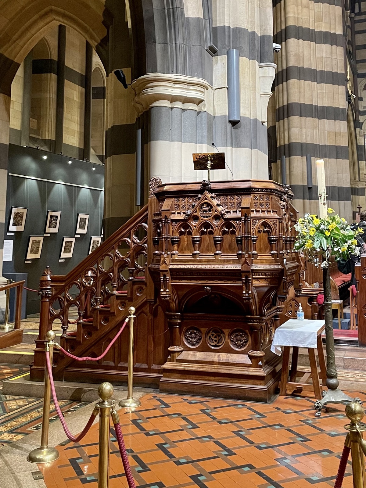 Pulpit at St Pauls Cathedral, Melbourne