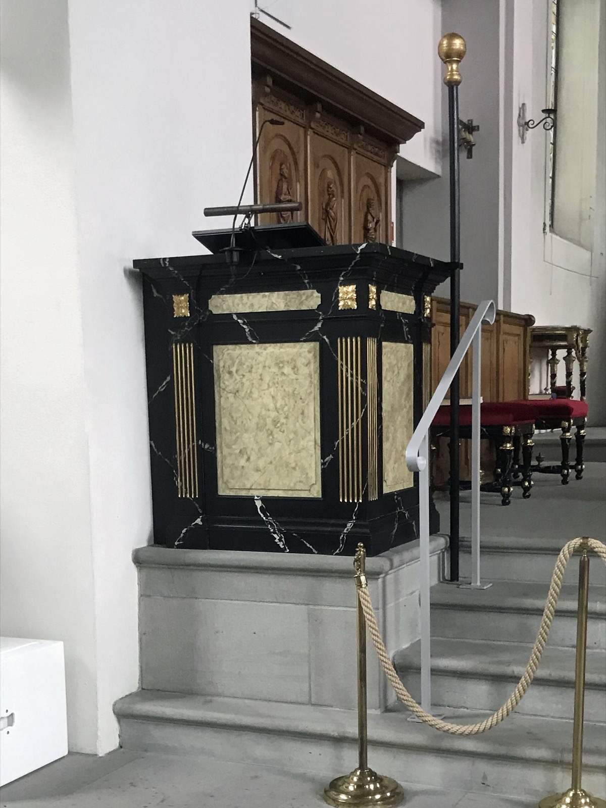Preekstoel in St Nikolaus, Hergiswil