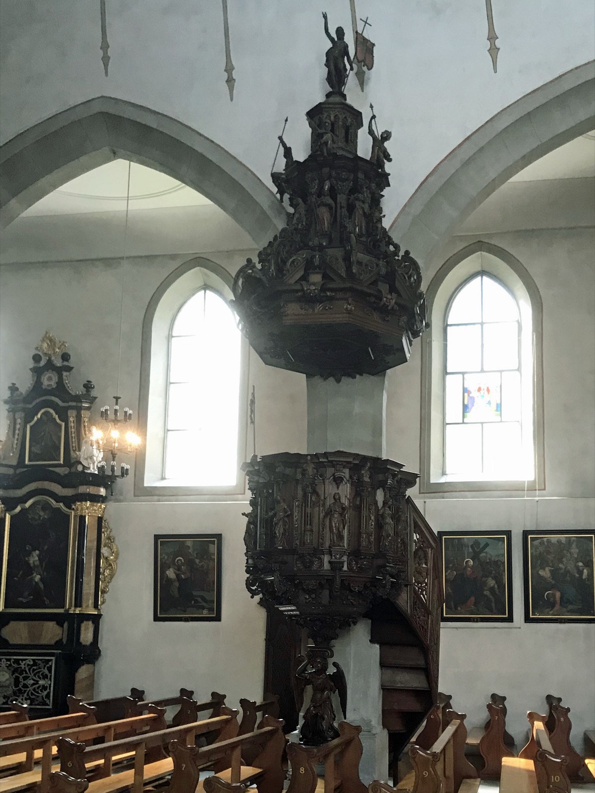 Preekstoel in Franziskanerkirche, Luzern