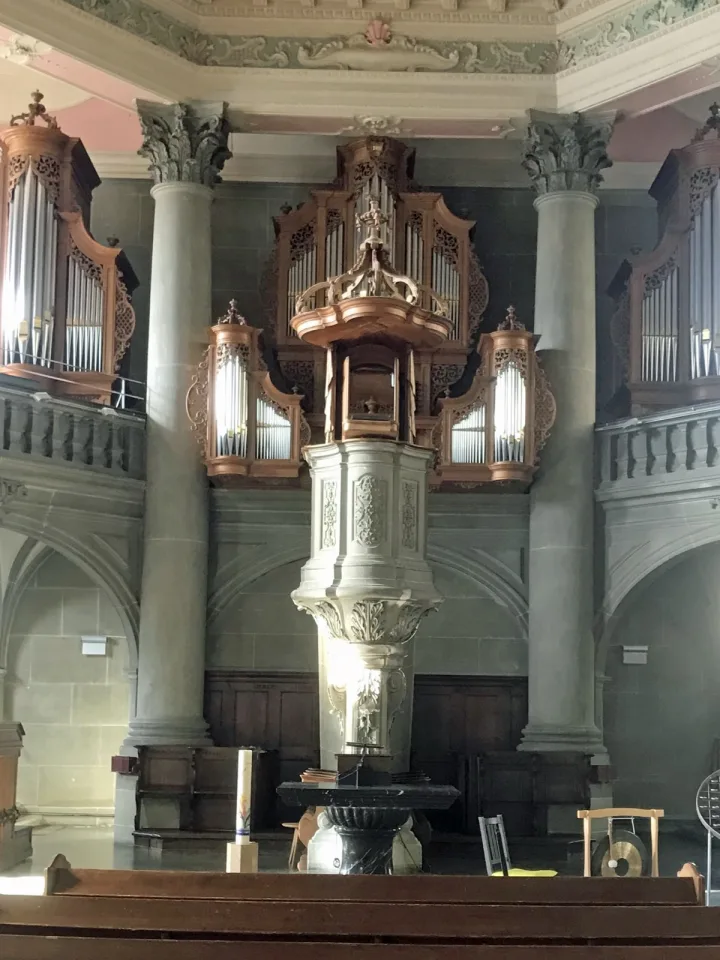 Preekstoel in Heiliggeistkirche, Bern