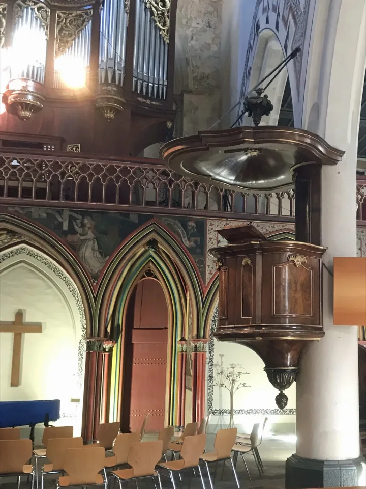 Preekstoel in Franzosische Kirche, Bern