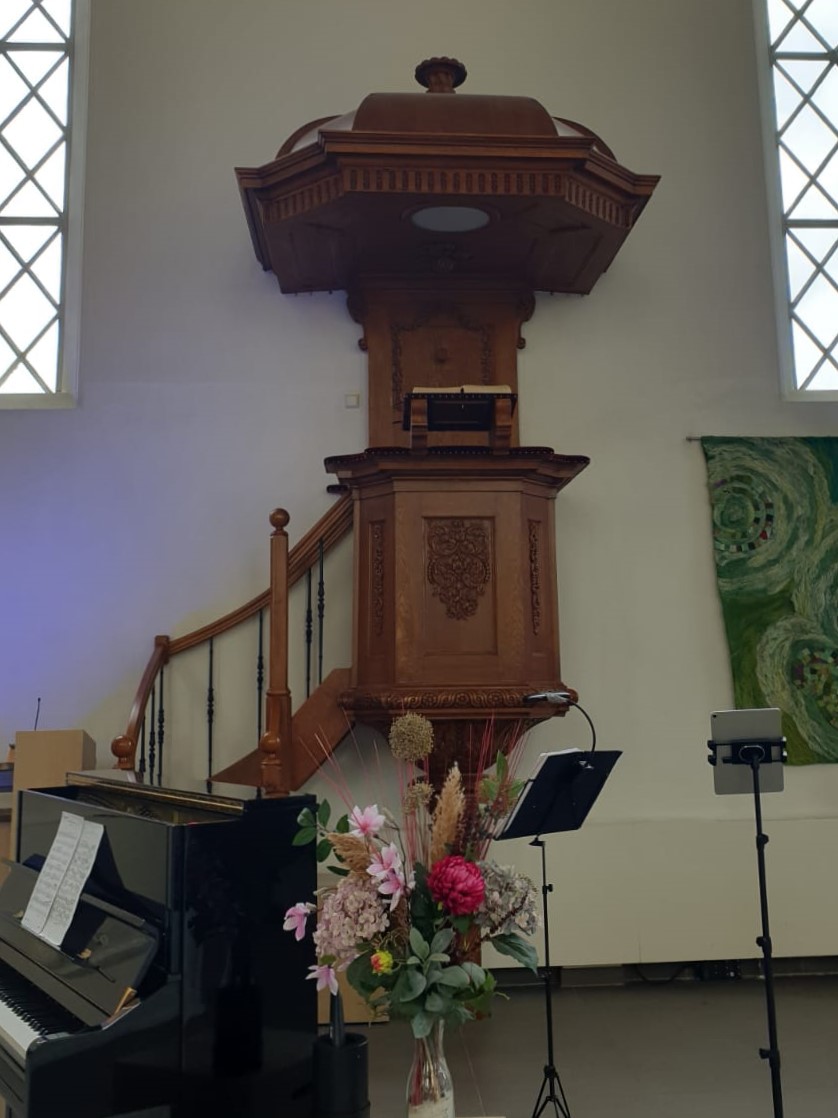 Pulpit at Nicolaaskerk, Heino