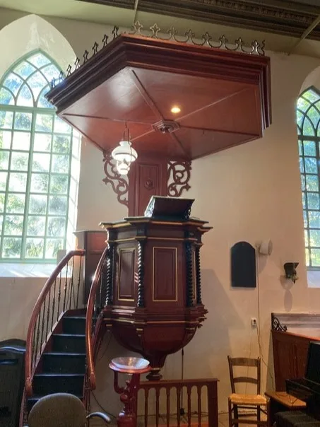 Preekstoel in Torenkerk, Winsum-Halfambt