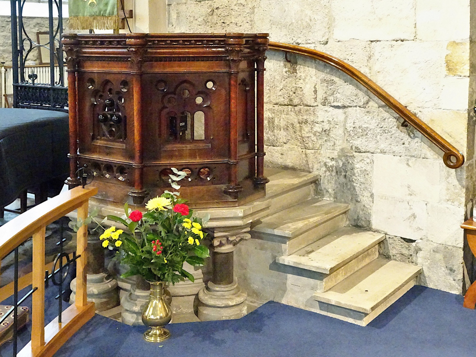 Pulpit at St Michaels Church   , Southampton