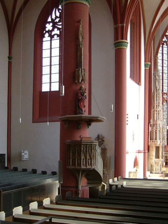 Preekstoel in Sankt Kilian Kirche, Korbach