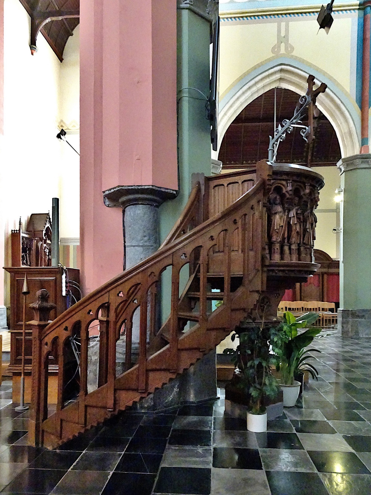 Preekstoel in Sint-Trudokerk, Peer
