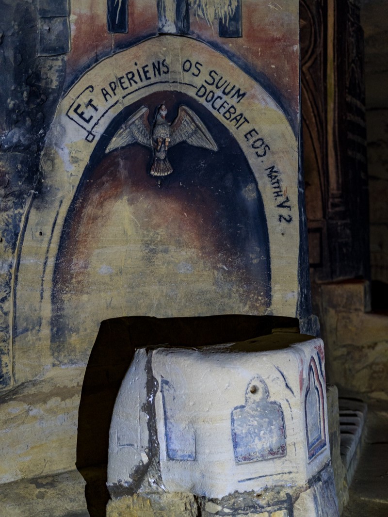 Pulpit at Kapel in de Fluweelengrot, Valkenburg