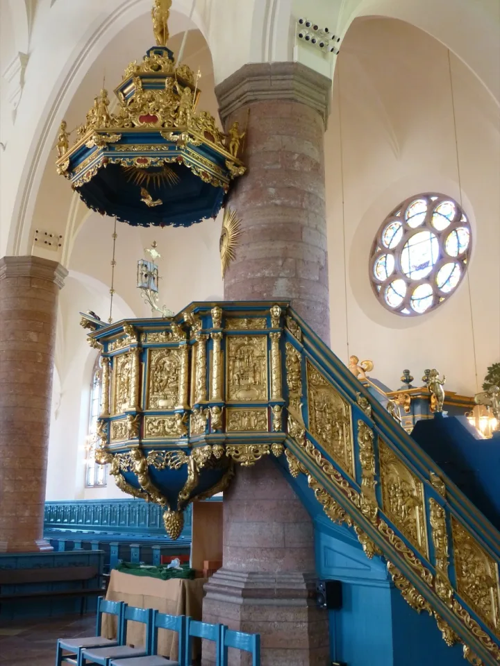 Preekstoel in Kristine kyrka, Falun