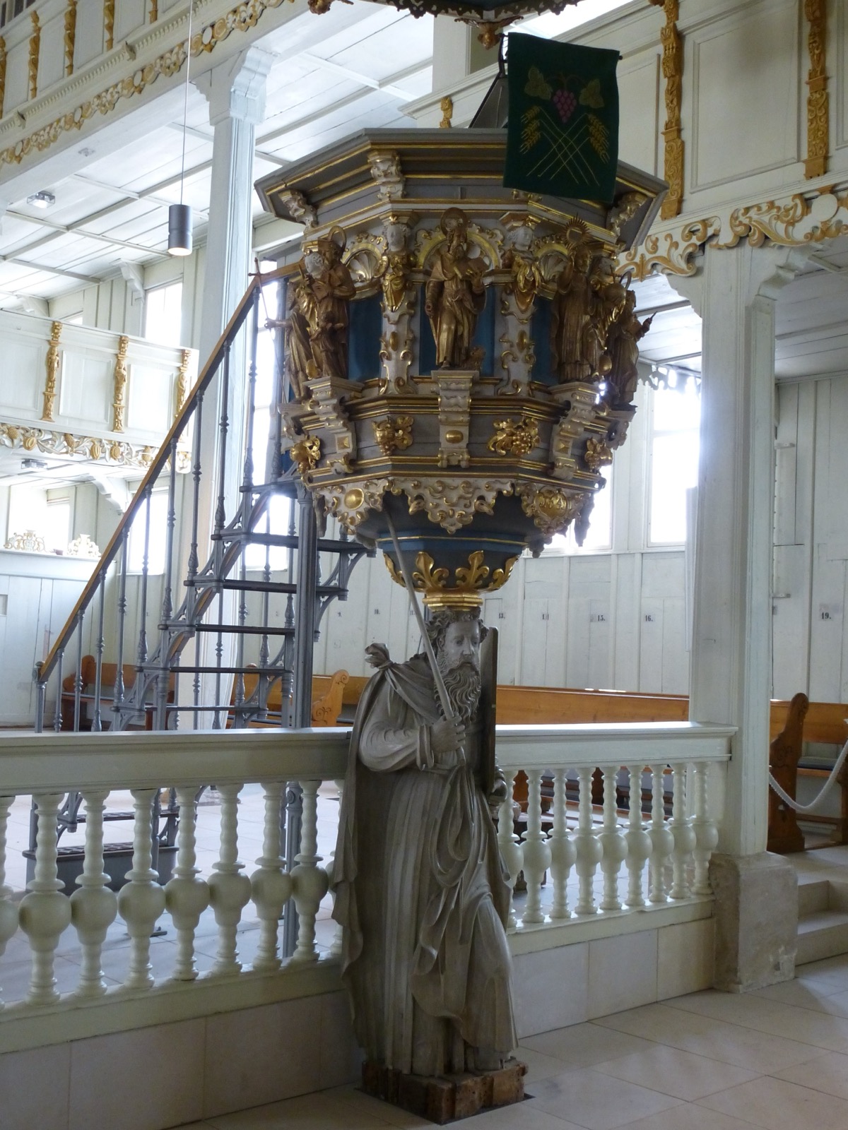 Preekstoel in Marktkirche zum Heilige Geist, Clausthal-Zellerfeld