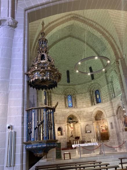 Pulpit at Iglesia de San Pedro de la Rua, Estella