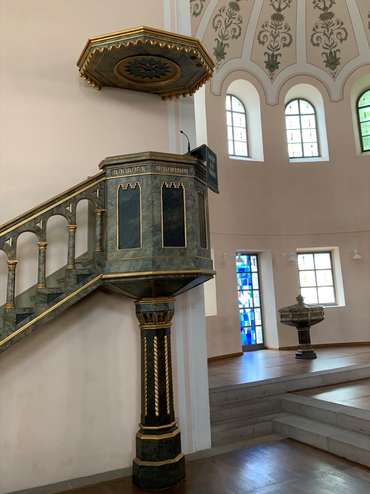 Pulpit at St Paulskirche, Dinkelsbuhl