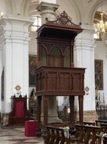 Preekstoel in Chiesa Madre, Marsala