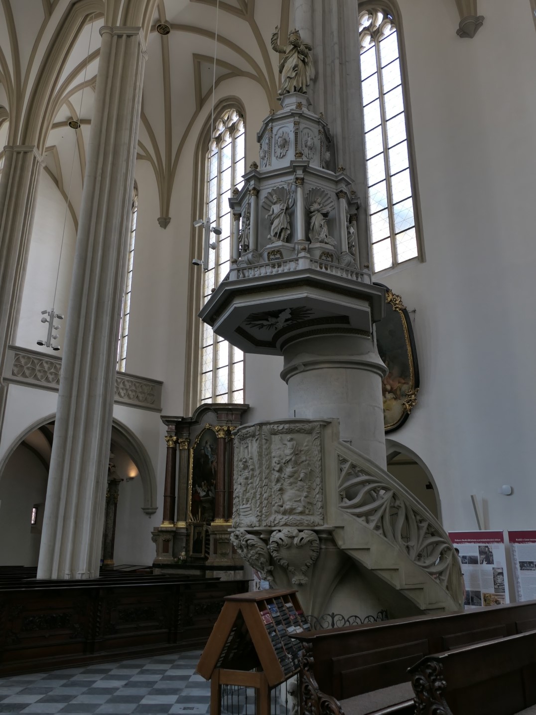Pulpit at Kostel Sv Jacuba, Brno