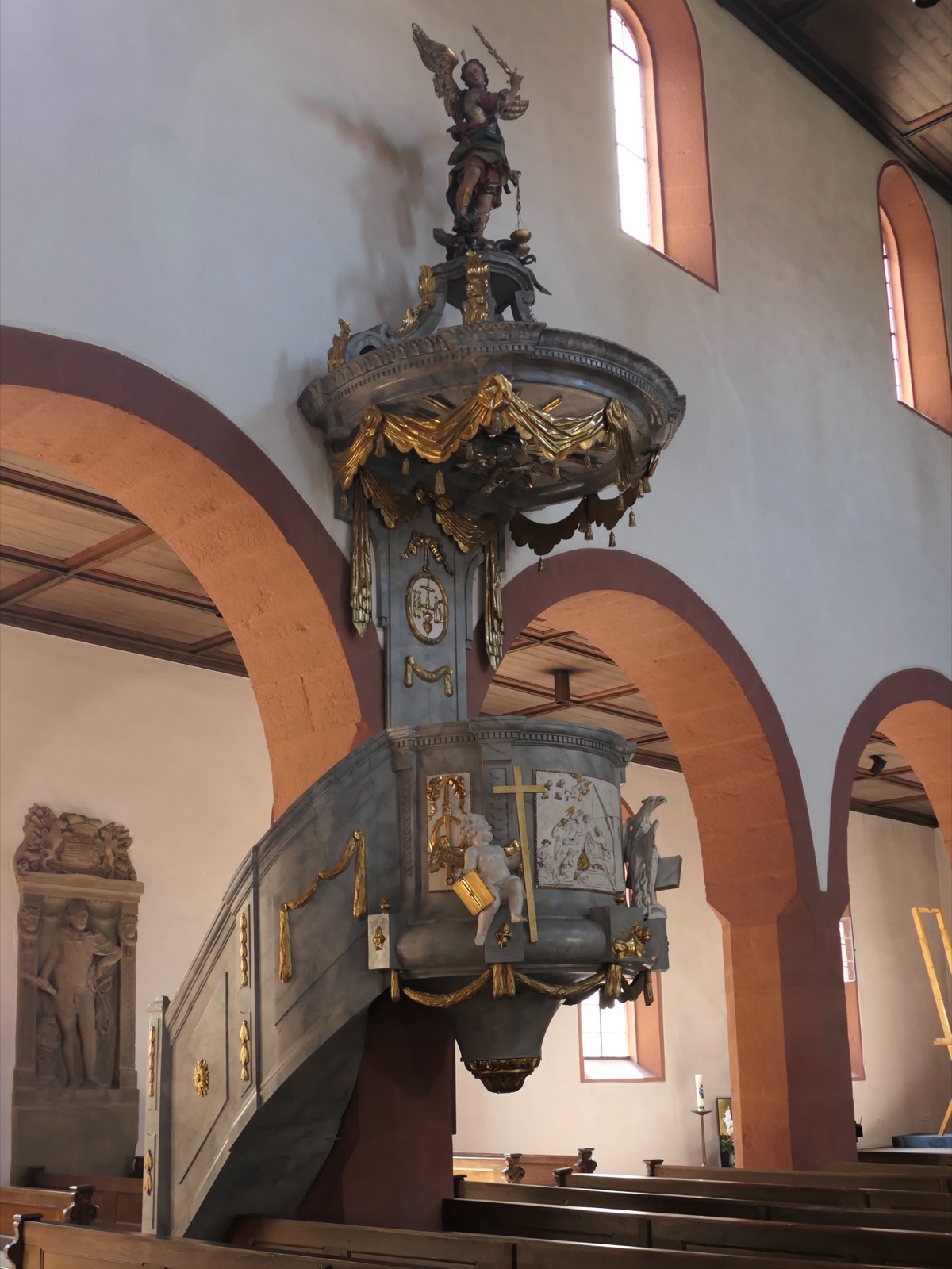 Pulpit at St Michael, Lohr am Main