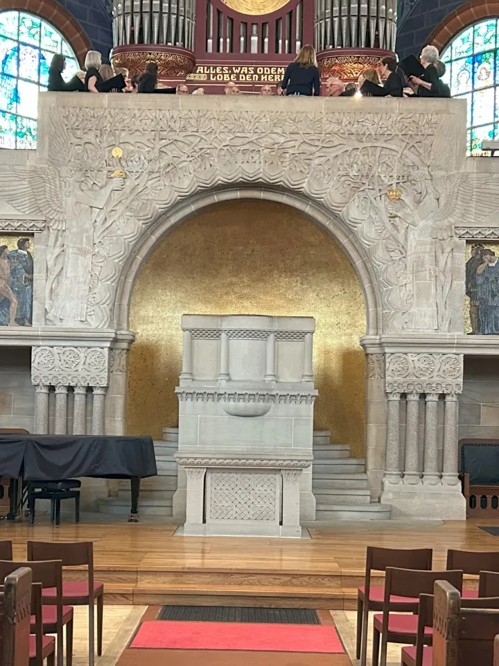 Preekstoel in Pauluskirche, Basel