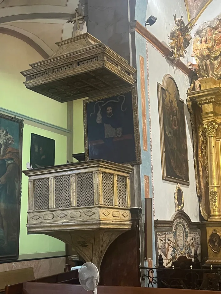 Preekstoel in Esglesia de Sant Bartomeu de Soller, Soller