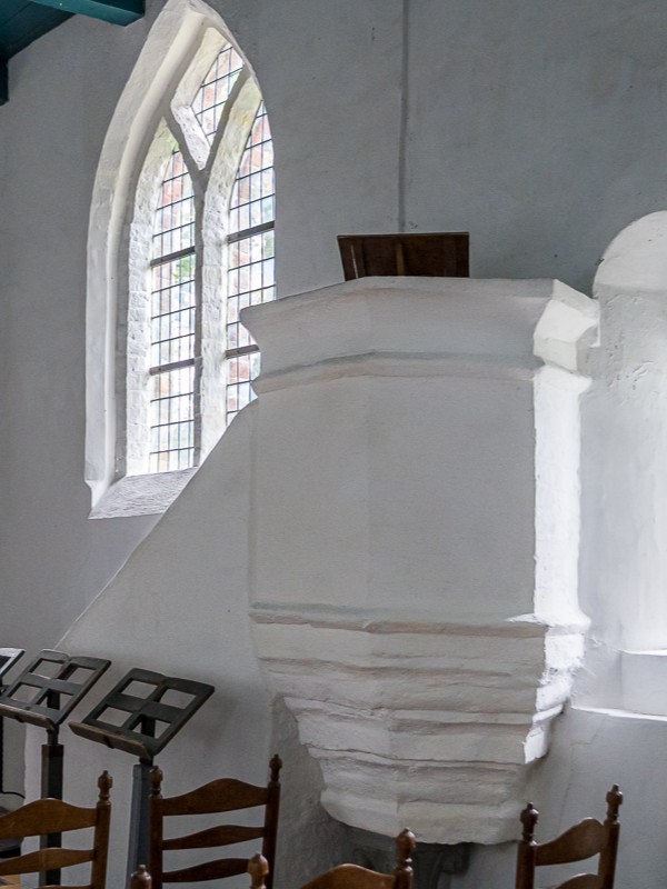 Preekstoel in Hervormde Kerk, Fransum