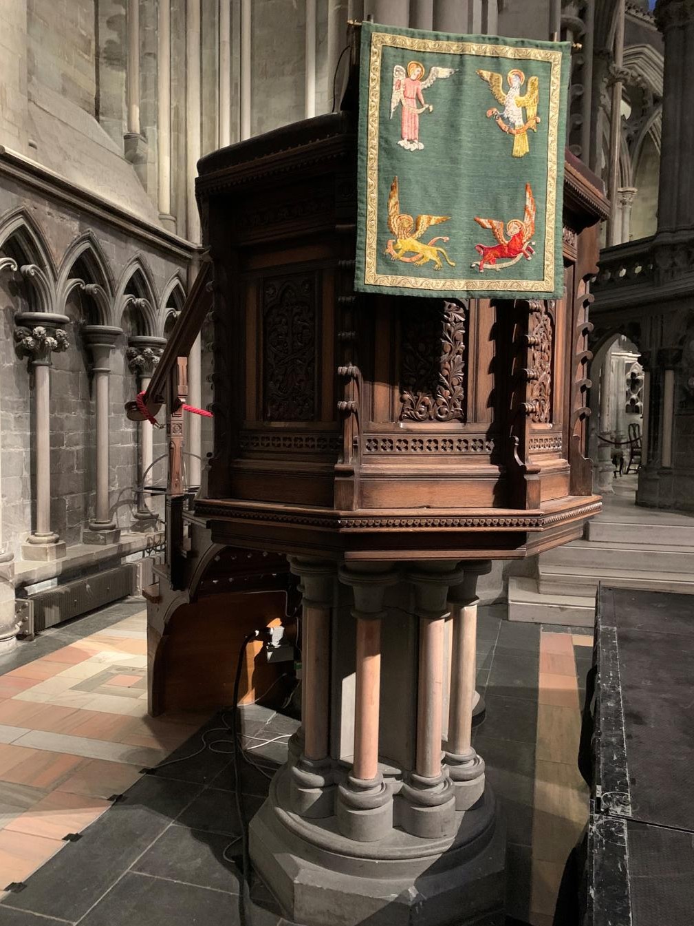 Preekstoel in Nidaros kathedraal, Trondheim