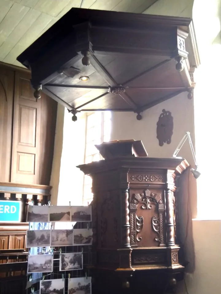 Pulpit at Mariakerk, Oosterwijtwerd
