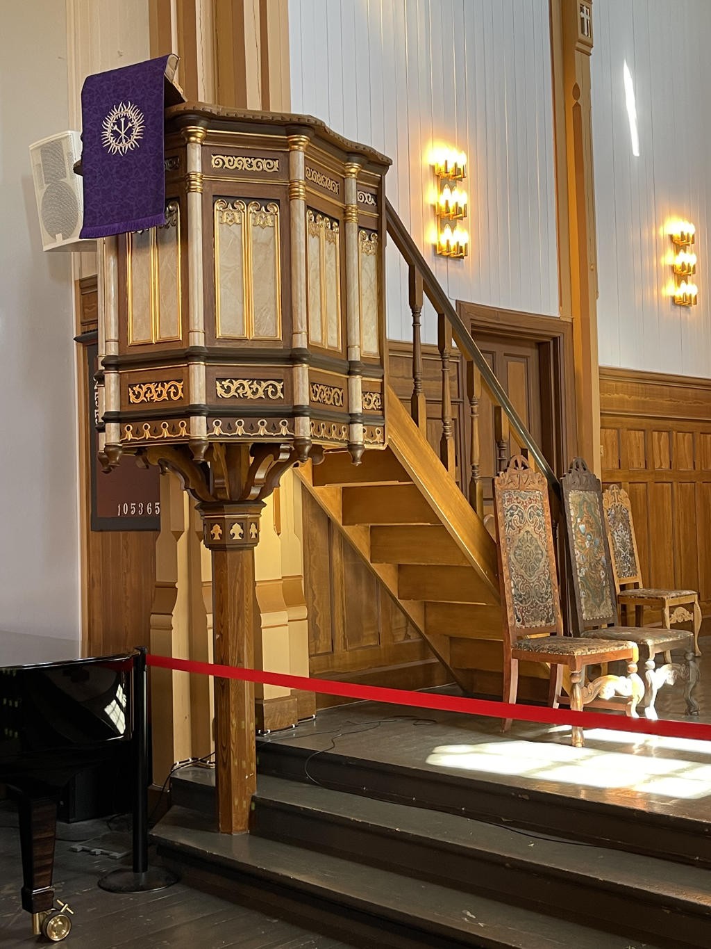 Preekstoel in Vagan kirke (Lofotkatedralen), Kabelvag