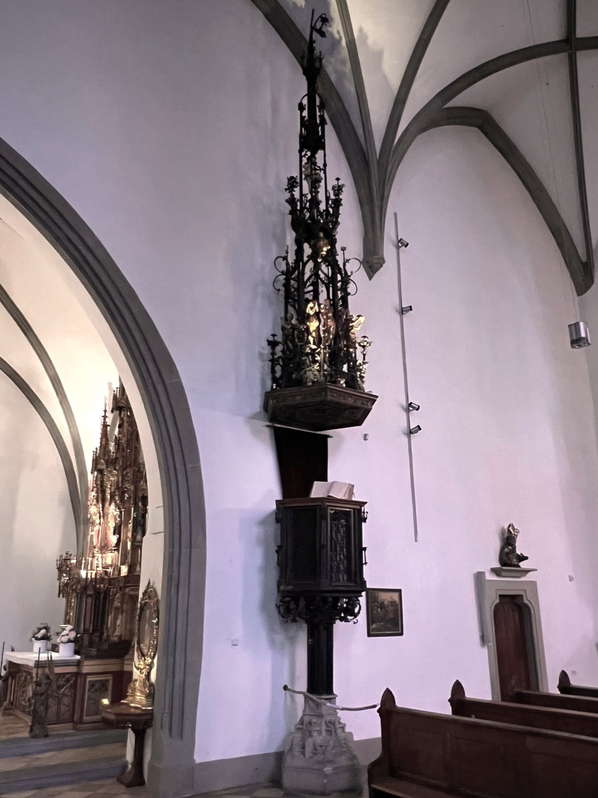 Preekstoel in Dompfarre St. Nikolaus, Feldkirch