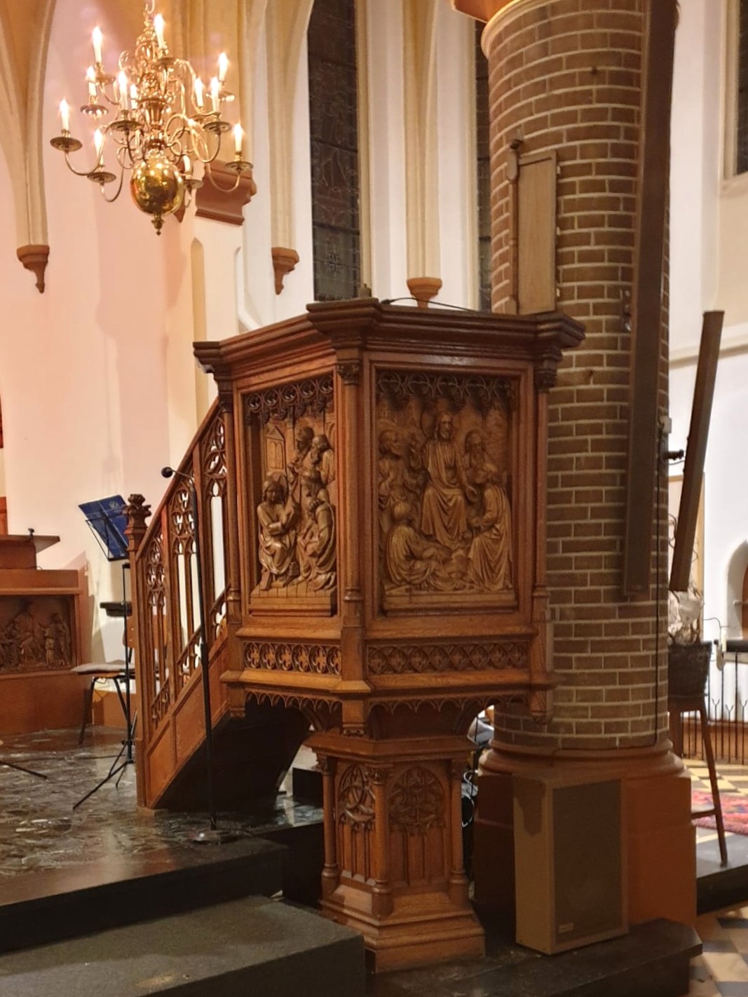 Pulpit at Martinuskerk, Vaassen