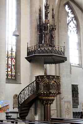 Preekstoel in Dompfarrei Maria Himmelfahrt, Eichstatt