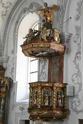 Preekstoel in St Martin, Essing