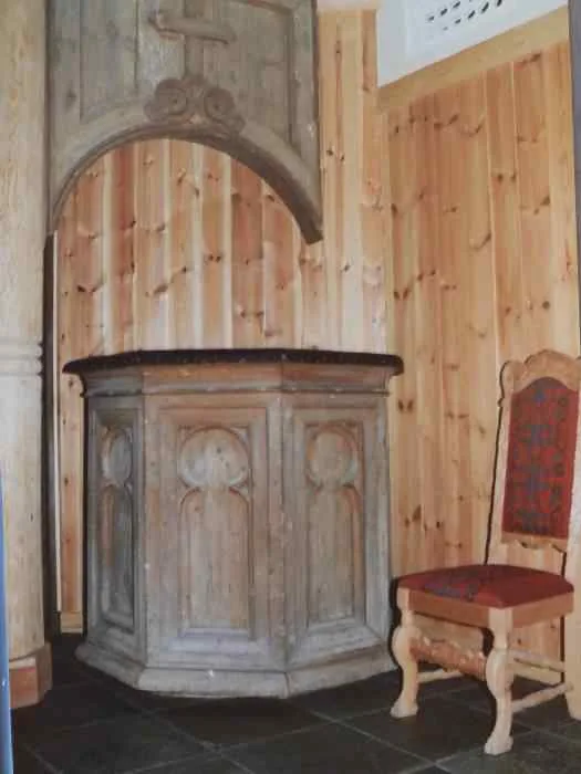 Pulpit at Heddal Stavkirkje, Notodden
