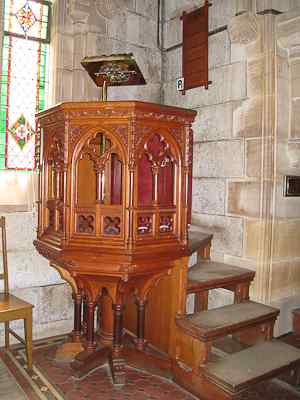 Preekstoel in All Saints Church, Bodalla