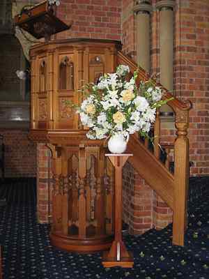 Pulpit at Holy Trinity, Launceston
