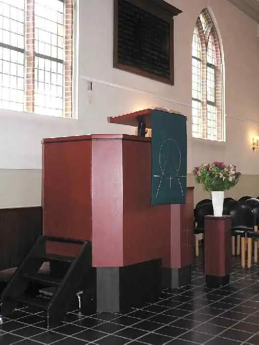 Pulpit at De Inham, Hoogland
