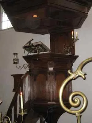 Preekstoel in Remonstrantse Kerk, Alkmaar