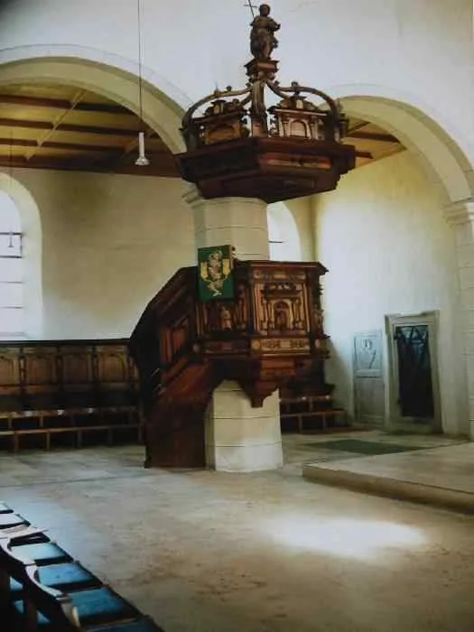 Pulpit at Nicolaikirche, Isny im Algau