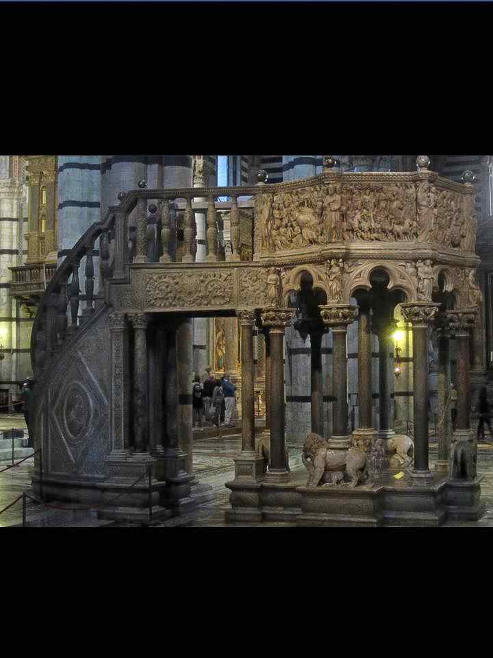Pulpit at Cattedrale di Santa Maria Assunta , Siena