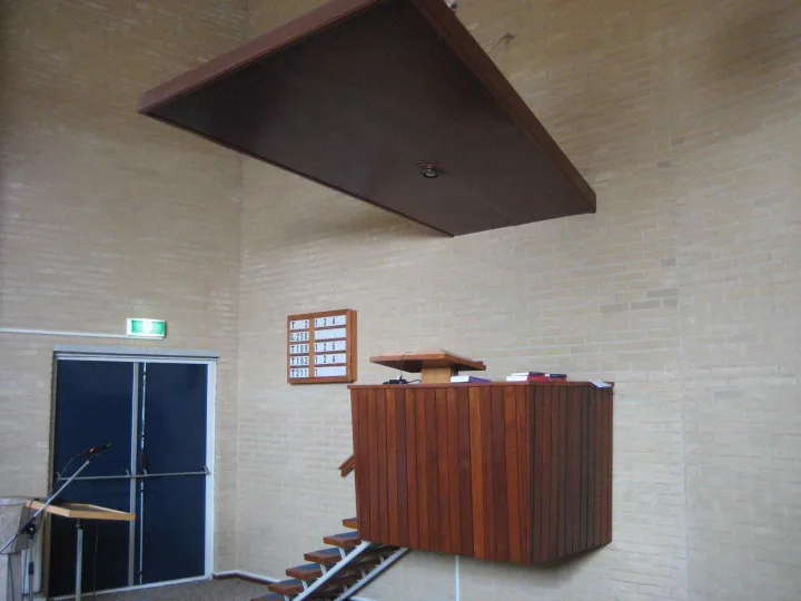 Preekstoel in Doopsgezinde-Remonstrantse Kerk, Meppel