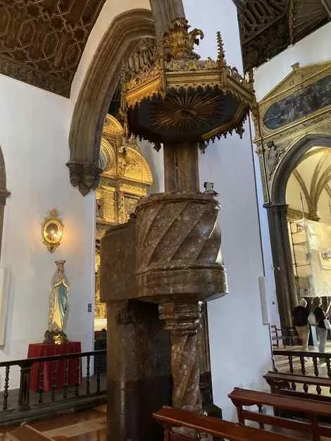 Pulpit at Kathedraal (Sao), Funchal  (Madeira)