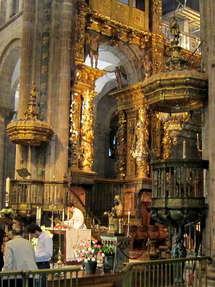 Pulpit at Catedral de Santiago de Compostela, Santiago de Compostela