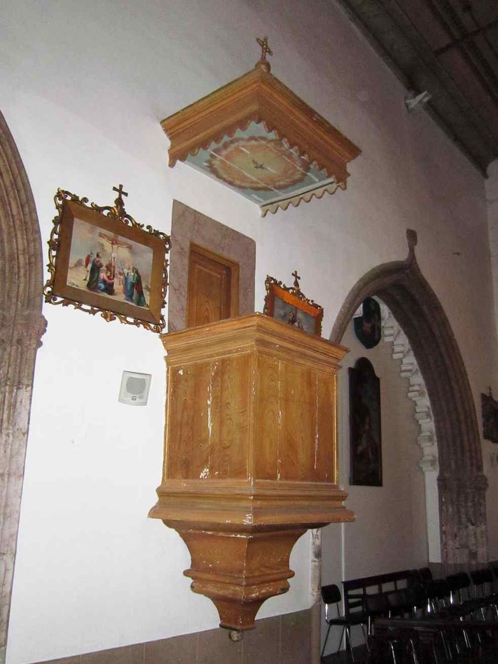 Pulpit at Igreja Matriz de Machico, Machico