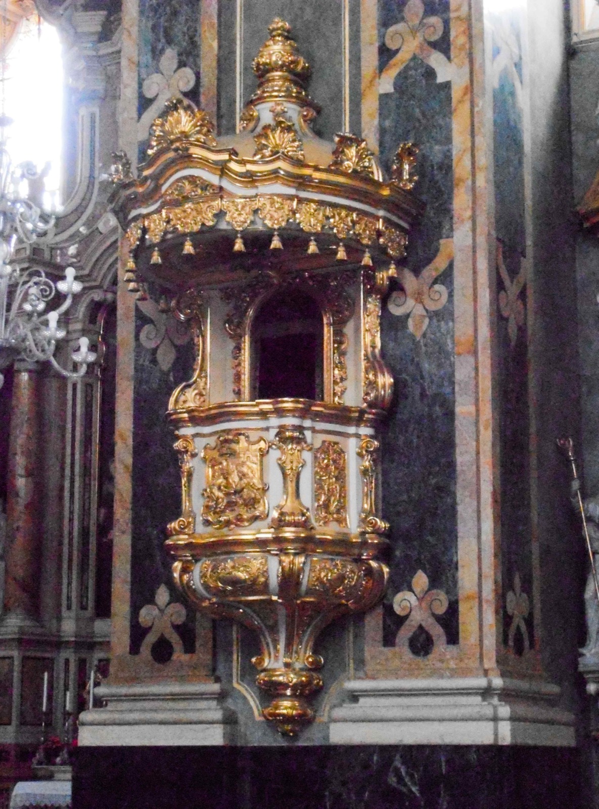 Preekstoel in Duomo di Bressanone, Bressanone