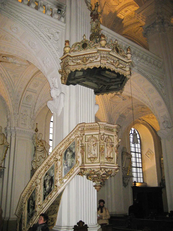 Pulpit at St Andreaskirche, Dusseldorf