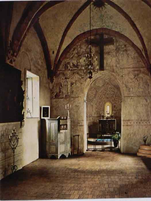 Preekstoel in Kumlaby Kyrka, Visingo
